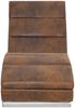 vidaXL Chaiselongue Braun Wildleder-Optik 281294 Bild 5