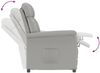 vidaXL Sessel Hellgrau Mikrofaser 348401 Bild 5