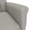 vidaXL Sessel Hellgrau Mikrofaser 348401 Bild 4