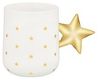 Alessi Delight NZ01 Weihnachtstasse aus Porzellan, dekoriert, 37 cl, Weiß und Gold Bild 5