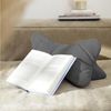 MAGMA Leseknochen ergonomische Form Nacken- oder Lendenstütze Flexible Stütze für Bücher, E-Books oder Tablets (Mittelgrau) Bild 4