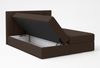 AX LIVING Baunei Boxspringbett 140x200 mit Bettkasten graues Bett Bild 3
