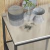 vidaXL Küchenaufbewahrung HATTEM Silber 90 x 50 x 92 cm Stahl 874958 Bild 5