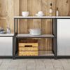 vidaXL Küchenaufbewahrung HATTEM Silber 90 x 50 x 92 cm Stahl 874958 Bild 4