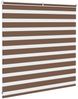 vidaXL Doppelrollo Braun 145x100 cm Stoffbreite 140,9 cm Polyester 4014322 Bild 4