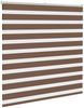 vidaXL Doppelrollo Braun 145x100 cm Stoffbreite 140,9 cm Polyester 4014322 Bild 3