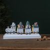 LED Tischleuchte ,Forest Friends', Batterie, Tiermotive mit Lokomotive, Holz Bild 2