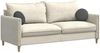 vidaXL Sitzkissen 2 pcs Dunkelgrau Ø30 x 13 cm Cordstoff 42014113 Bild 3