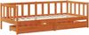 vidaXL Tagesbett mit Kopfteil 3 pcs Wachsbraun Massivholz Kiefer 3422729 Bild 5