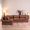 Bronx71 Ecksofa Kyle chenille rot links Bild 3