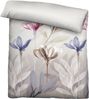 biberna Seersucker Bettwäsche 0025008 BLUME, taupe, 1x 135x200 cm + 1x 80x80 cm Bild 3