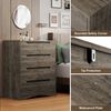 Bealife Kommode weiß, Kommode mit Schubladen, Schrank mit Schubladen, für Wohnzimmer Bild 3