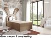 MEBLINI Kinderbett mit Bettkasten KANINCHEN 100x200 Rechts – H3/Braun Samt Gepolstert Einzelbett mit Matratze - Polsterbett mit Stauraum - Bett mit Kopfteil – Stauraumbett Bild 3