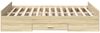 vidaXL Bettgestell mit Schubladen Sonoma-Eiche 135x190cm Holzwerkstoff 3280316 Bild 5