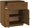 Sideboard Honigbraun 65,5 x 40 x 75 cm Massivholz Kiefer [820130] Bild 4