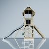 PolarPlay Spielturm Vimmerby aus Holz in Blau Bild 3