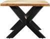 vidaXL Esstisch 200×100×75 cm Massivholz Mango 247427 Bild 3