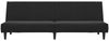 vidaXL Schlafsofa 2-Sitzer Schwarz Samt 375932 Bild 5