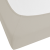 Spannbettlaken JANBU Baumwolle 200x200 cm Taupe Bild 5