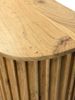 FINEBUY Bücherregal FB60543 Standregal Massivholz 105cm Wohnregal Standregal Stauraumregal, Funktionale Aufbewahrung im zeitlosen Look, Natürliches Möbelstück mit klarer Linienführung Bild 5