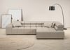 Home affaire Ecksofa Ancona incl. Kopfteilverstellung, Breite 319cm, L-Form, wahlweise motorische Sitztiefenverstellung, auch in Cord + Easy Care Bild 2