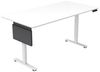 HOME DELUXE Höhenverstellbarer Schreibtisch ELMO Weiß - 120 x 60 cm Bild 4