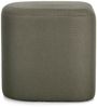 Pouf Darya aus Waben-Stoff, Dunkelgrün, 44 x 37 x 42 cm Bild 3