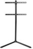 TV Bodenständer | 49-70 " | maximal unterstützes Bildschirmgewicht: 40 kg | V-shape Design | Anti-Kipp-Gurt | Schnappverschluss | Aluminium / Stahl | Schwarz Bild 3