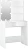 vidaXL Schminktisch mit LED Weiß 74,5x40x141 cm 808801 Bild 2