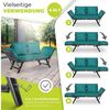 KESSER Gartenbank Polyrattan Gartensofa 4-in-1 mit Liegefunktion & Verstell-Funktion (Gartencouch mit Sitzkissen & Rückenkissen Extra Dicke & Weiche Polster), Balkon-Sofa Wetterfest für Garten, Balkon & Terrasse Bild 3