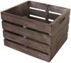 Kommode mit 2 Schubladen HWC-C62, Holzkiste, Shabby-Look Vintage, 36 x 32 x 26 cm ~ braun Bild 4