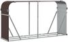 vidaXL Kaminholzunterstand Braun 180x45x100 cm Verzinkter Stahl 364574 Bild 2