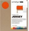 Schlafgut 'Easy' Spannbettlaken, Jersey, 100% Baumwolle, rundum Gummizug, für Matratzen bis 22 cm Höhe, Red Mid, L 140x200cm - 160x200cm Bild 2