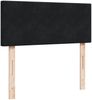vidaXL Boxspringbett mit Matratze Schwarz 120x190 cm Samt 3287682 Bild 5