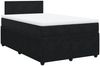 vidaXL Boxspringbett mit Matratze Schwarz 120x190 cm Samt 3287682 Bild 2