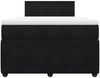 vidaXL Boxspringbett mit Matratze Schwarz 120x190 cm Samt 3287682 Bild 4