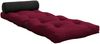 Karup Design 2-in-1 Futonsessel WRAP mit Nackenkissen Bordeaux / Dark Grey Bild 3