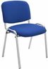 CLP 4er Set Stühle Ken Chrom Stoff gepolstert,blau Bild 2