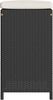 vidaXL Garten-Barhocker mit Kissen 4 Stk. Schwarz Poly Rattan 368689 Bild 5
