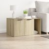 vidaXL Katzenklo Sonoma Eiche 80x50x45 cm Holzwerkstoff 857735 Bild 3