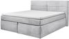 Boxspringbett LIV'IN Omaha / LIV'IN Omaha B, Stoff, Grau, 220 x 125 x 237 cm Bild 1