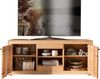 TV-Wand >WZ-0315< (BxHxT: 150x62x46 cm) in natur geölt - 150x62x46 (BxHxT) Bild 2