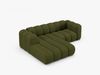 Micadoni Modulares Ecksofa Lupine 3-Sitzer Links Boucle Baloo Dunkel-Olivgrün Bild 3