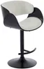 Vente-unique - JELSA Barhocker Stoff SchwarzWeiß - B 51 cm x H 112 cm91 cm x L 53 cm Bild 5
