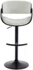 Vente-unique - JELSA Barhocker Stoff SchwarzWeiß - B 51 cm x H 112 cm91 cm x L 53 cm Bild 3