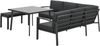 Garden Impressions Dining-Ecklounge "Baltimore" inkl. Ecksofa, Bank und Tisch, schwarz / anthrazit Bild 4