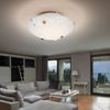 LED Deckenleuchte, Chrom, Glas satiniert, CCT, 41,5 cm Bild 5