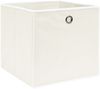 vidaXL Aufbewahrungsboxen 4 Stk. Weiß 32x32x32 cm Stoff 288349 Bild 2