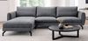 Sofa Palma in grau L-Form 259 x 167 cm Bild 2