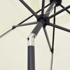 vidaXL Sonnenschirm mit LED-Beleuchtung und Alu-Mast 300 cm Sandweiß 47361 Bild 5